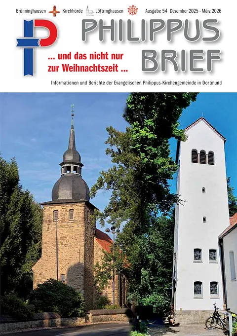 Der Titel des Gemeindebriefes nr 54 zwei Kirchen